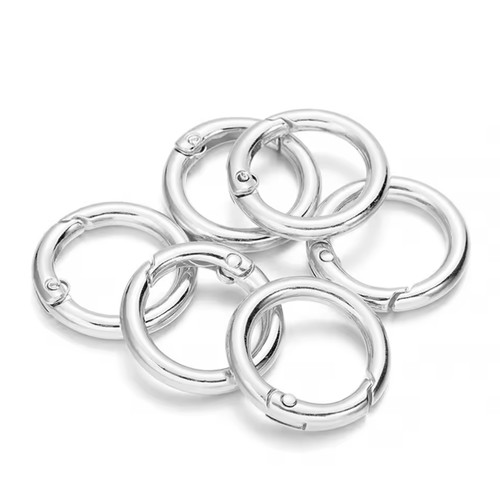 Runde karabiner silber - runde,