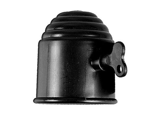 Abdeckkappe schwarz mit